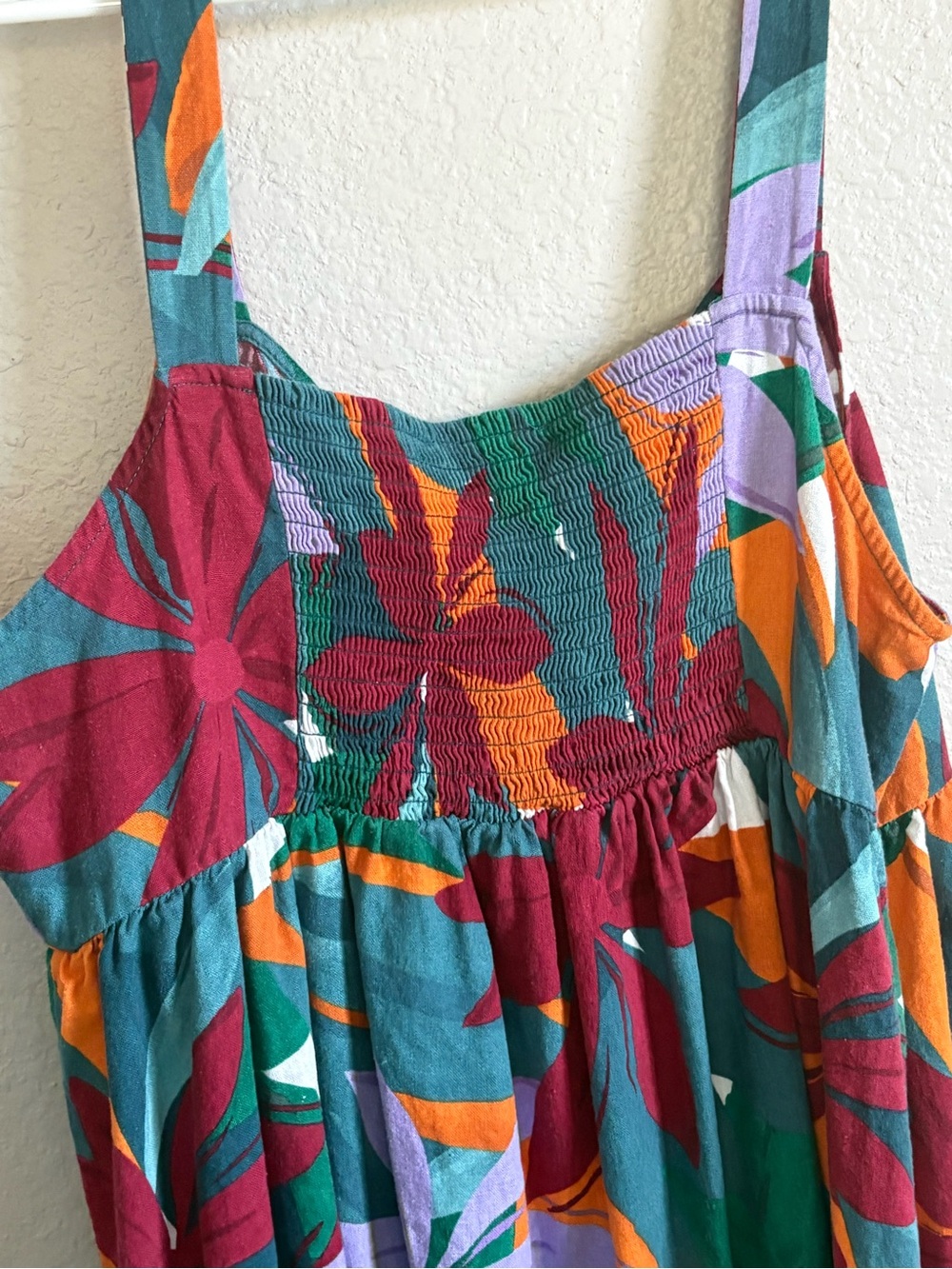 Eloquii Floral Tie-Front Maxi Dress - Picture 5 of 5